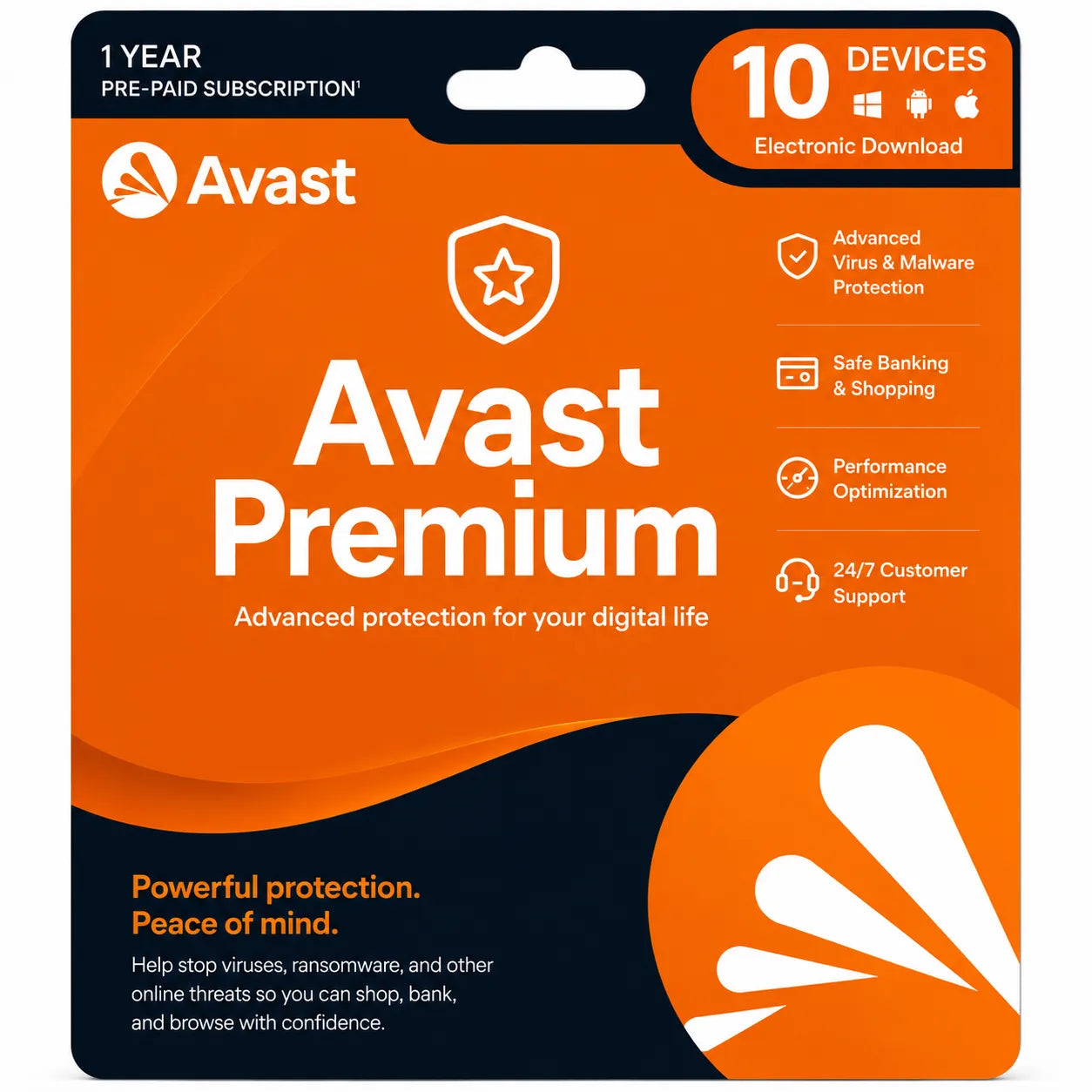 Avast Premium 1 Year 10 Device Main image