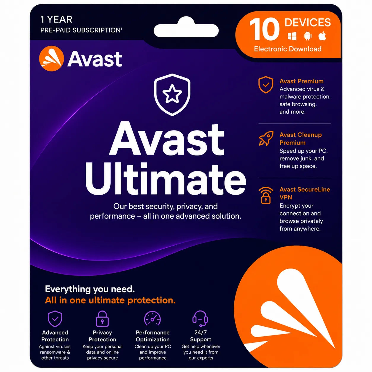 Avast Ultimate 1 Year 10 Device