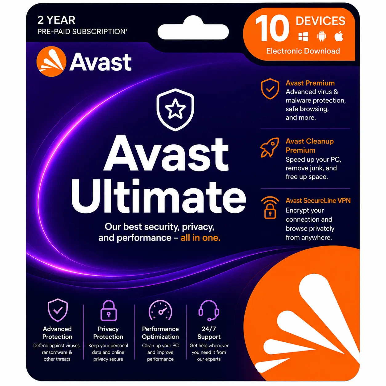 Avast Ultimate 2 Year 10 Device Main image