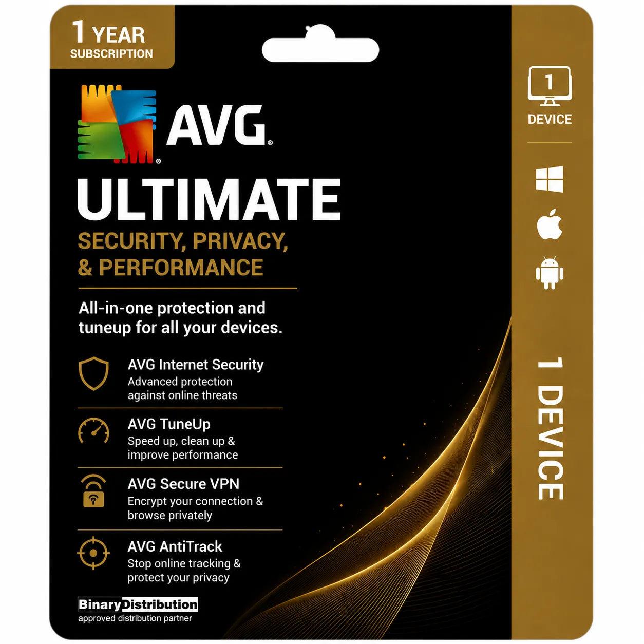 AVG Ultimate Protection 1 Year 1 Device