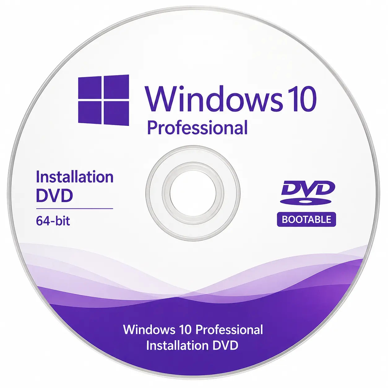 Windows 10 Professional Installation Recovery DVD
